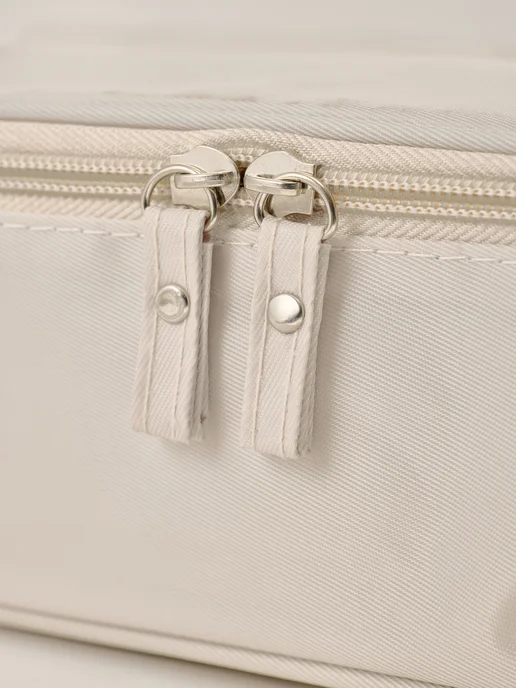andabags Косметичка дорожная с отделением для кистей, бежевый, фото 7