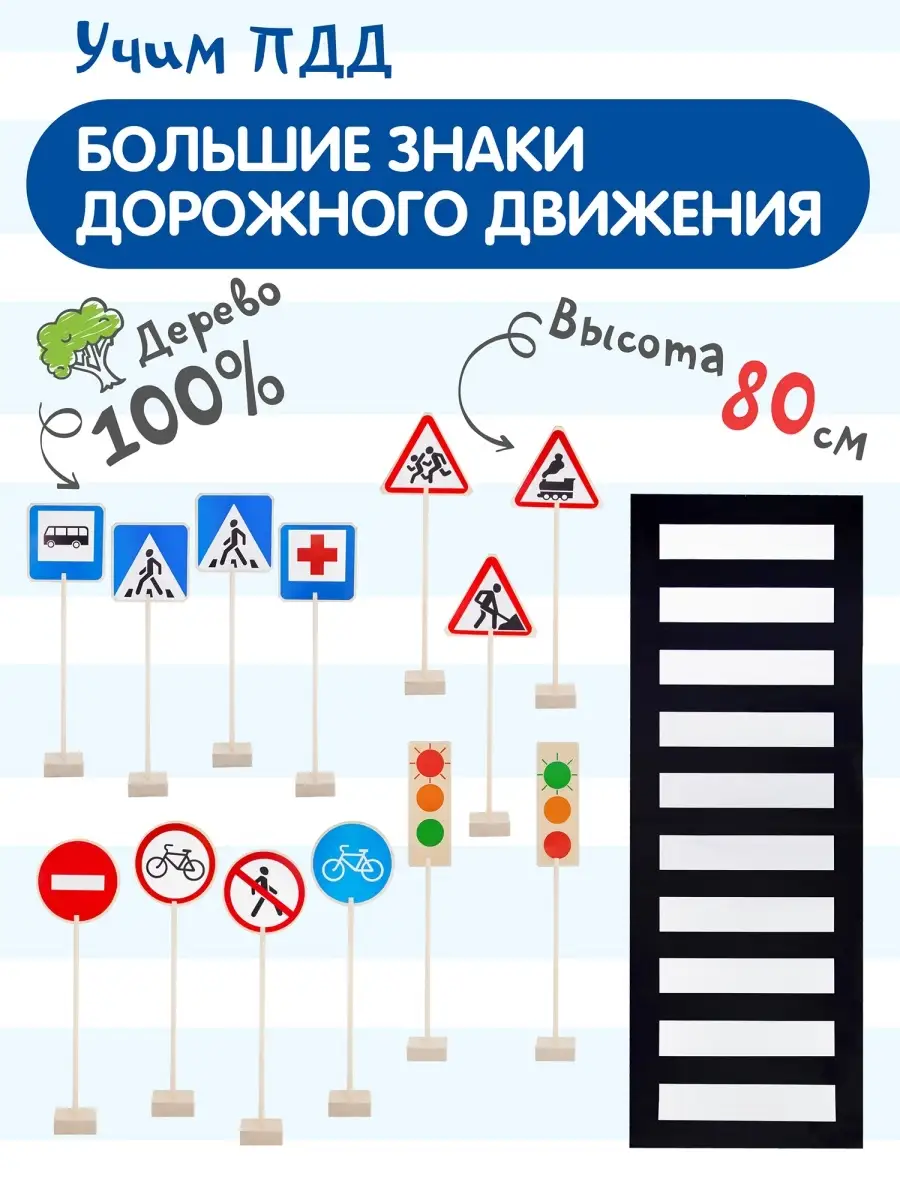 Картинки для ознакомления дошкольников с дорожными знаками и ПДД
