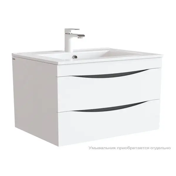 Фото товара на маркетплейсе wildberries Тумба в ванную, подвесная (без раковины)