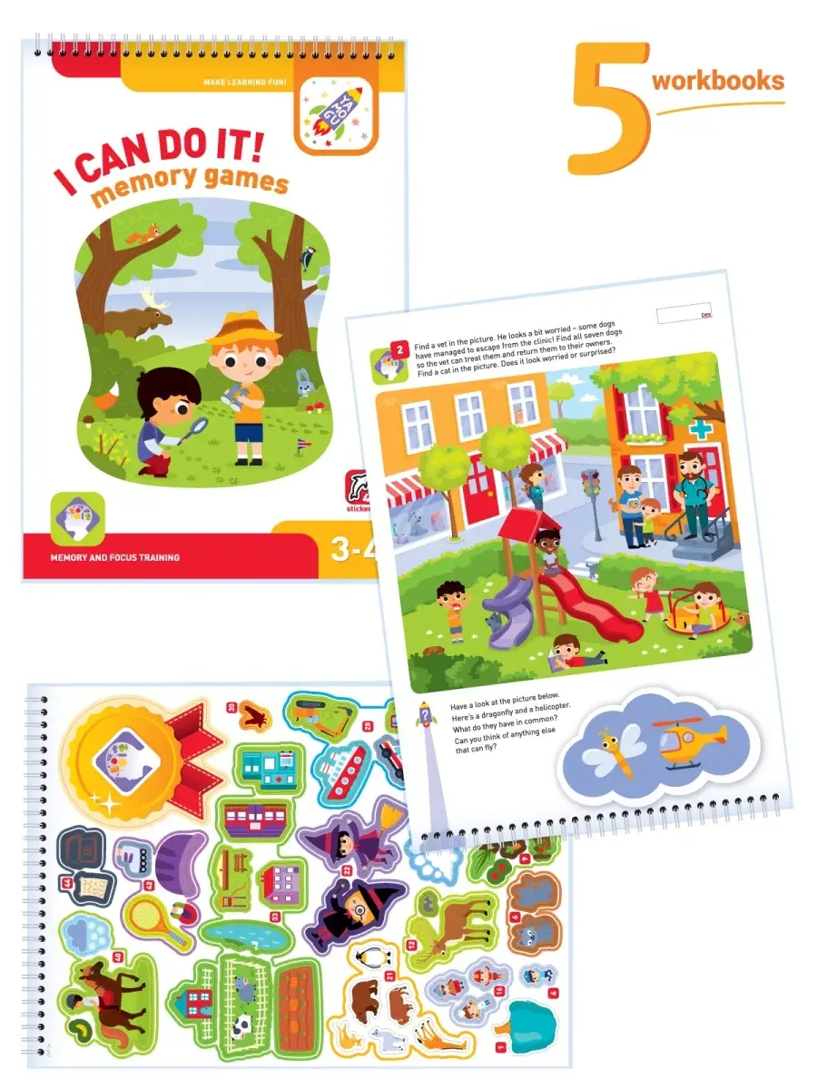 I Can Do It! Activity pack for children aged 3-4 Я могу 34602013 купить в  интернет-магазине Wildberries