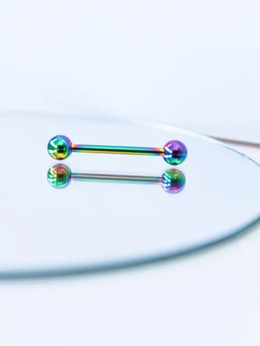 PIERCING BAR Пирсинг штанга для языка 2 шт, 2 шт, фото 2