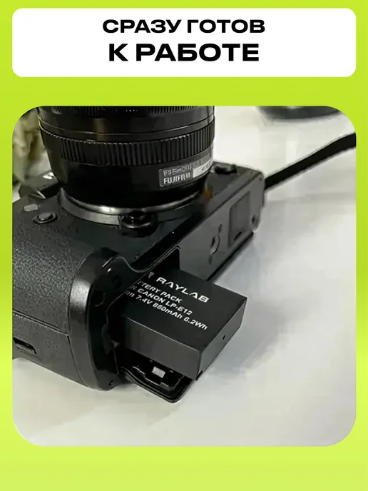 Raylab Аккумулятор для камеры Lumix Panasonic DMW-BLF19, вариант, фото 7