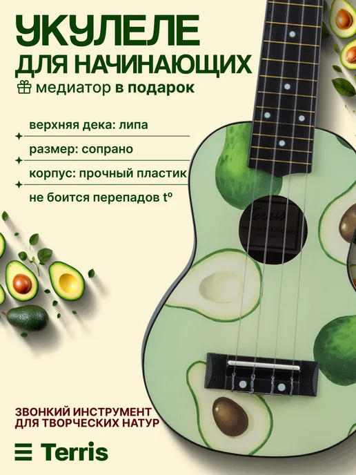 Terris Укулеле сопрано PLUS 70 SPACE, вариант