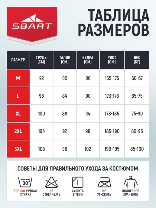 SBART Гидрокостюм неопреновый 3 мм, черный, фото 4