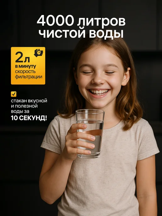 Аквафор Фильтр для воды под мойку Кристалл АН от накипи с краном, от накипи, фото 8
