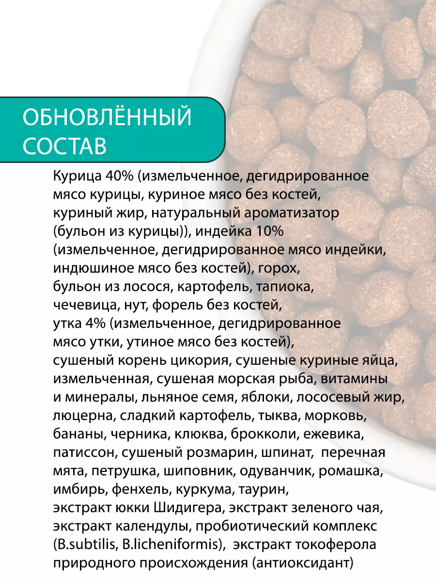 Сухой корм для собак 4 вида мяса, 9.98кг GO! 34695843 купить в  интернет-магазине Wildberries