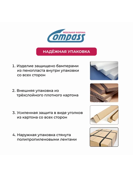 COMPASS MEBEL Compass тумба прикроватная Ассоль АС-4, белое дерево, белый, фото 5
