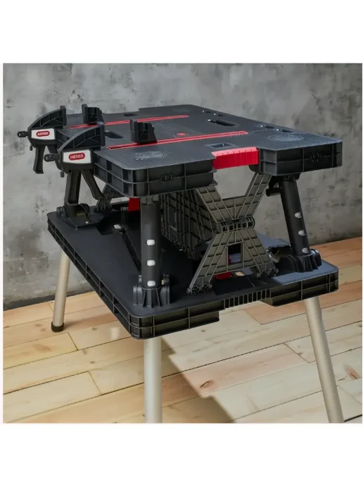 Keter Верстак столярный складной Folding Table Mettal Leg, вариант, фото 5