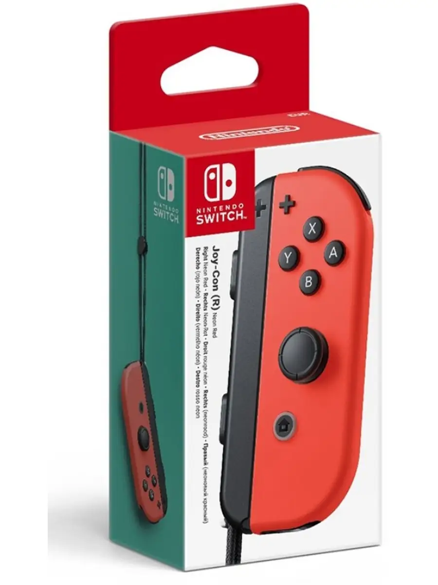 Switch: Контроллер Joy-Con правый (неоновый красный) NINTENDO 34791510  купить в интернет-магазине Wildberries