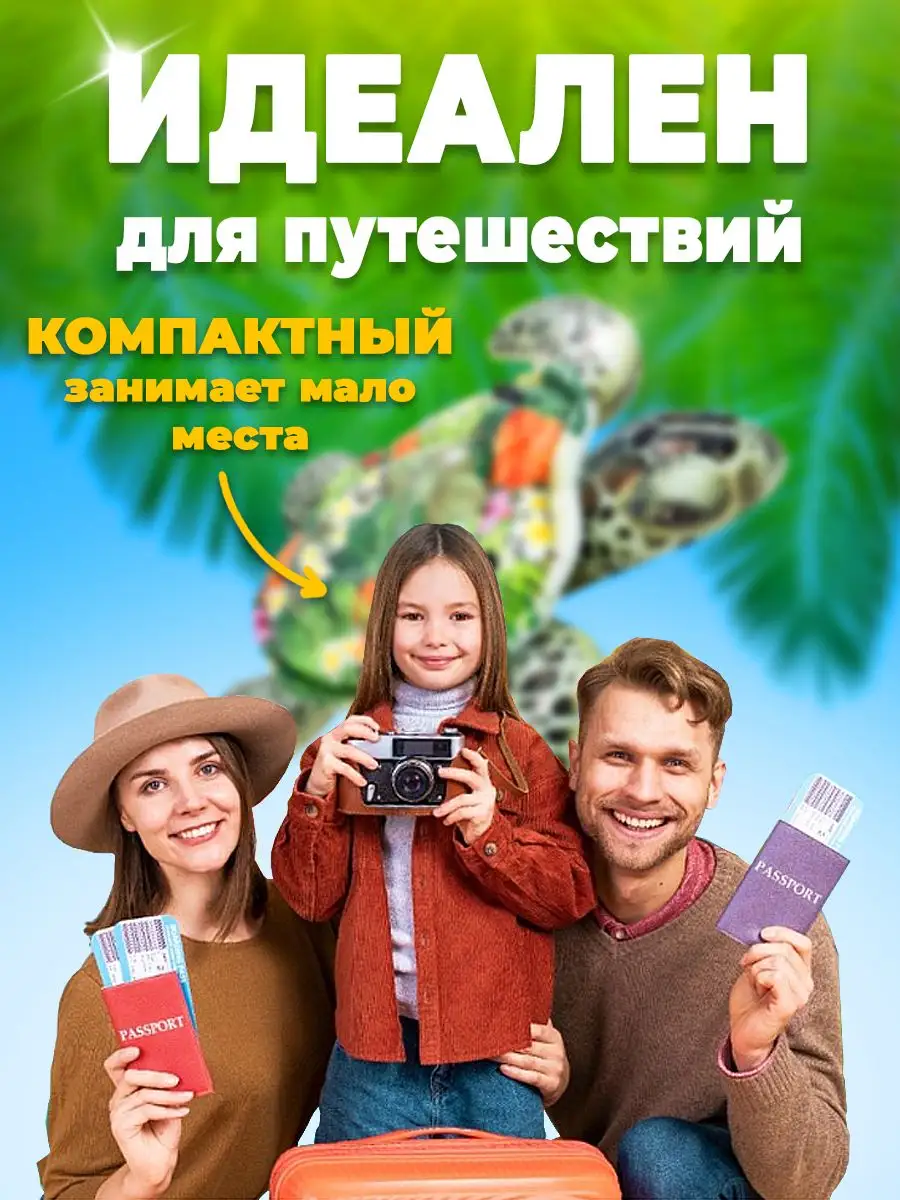 INTEX Плотик черепаха, от 3 лет, 1,91x1,7м Матрас надувной 34821561 купить  в интернет-магазине Wildberries