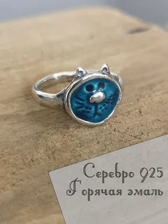 Серебряное кольцо 925 пробы "Котик" Ювелирная студия Ильи Палкина 34835619 купить за 3 942 ₽ в интернет-магазине Wildberries