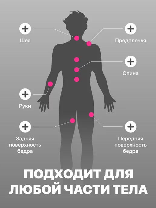 Shark Fit Валик для спины массажный мфр ролик, черный, фото 5