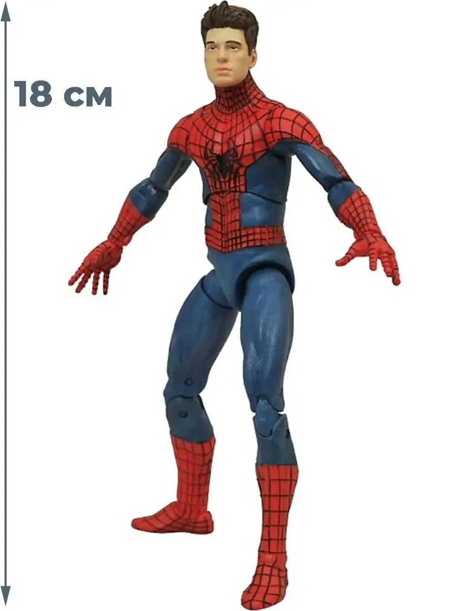 Фигурка Человек Паук - Unmasked Spider-Man 2 (18 см) StarFriend 34839890  купить в интернет-магазине Wildberries