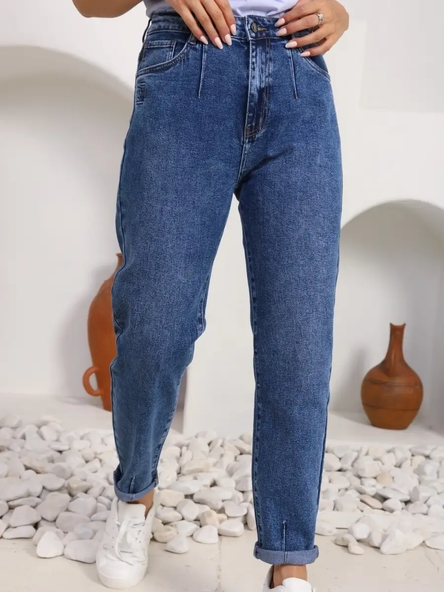 Labakihah jeans for women Women Slim Plus Size Ripped Hole Gradient Long  Jeans Denim Regular Pants ripped jeans womens Black