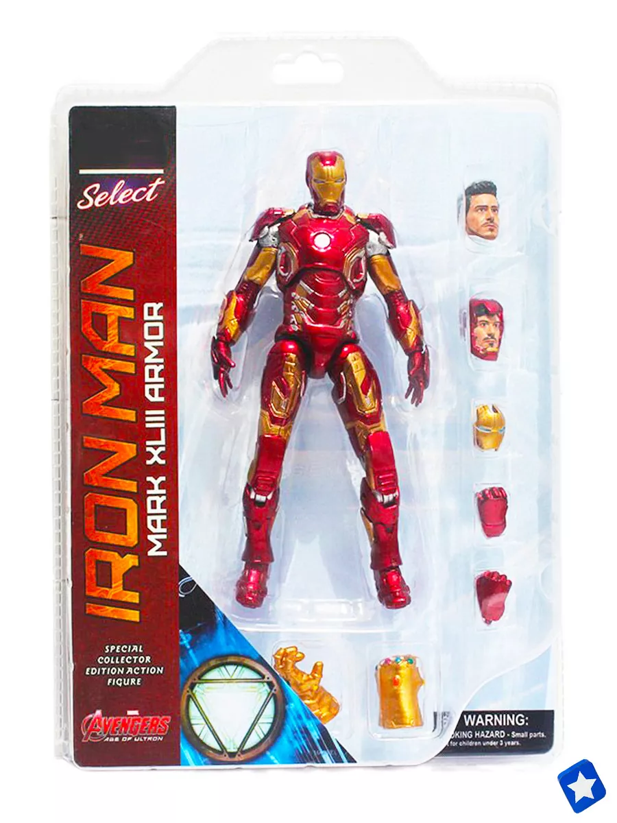 Фигурка Железный человек Mark 43 + Подарок Iron man 18,5 см StarFriend  34883050 купить за 4 868 ₽ в интернет-магазине Wildberries