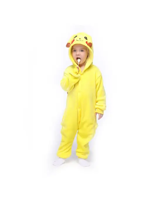 KIGURUMISALE Кигуруми для детей Пикачу, желтый, фото 3