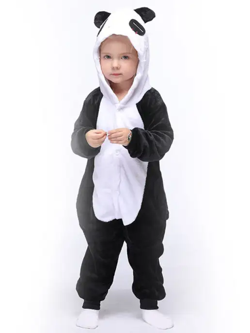 KIGURUMISALE Кигуруми для детей панда, черный