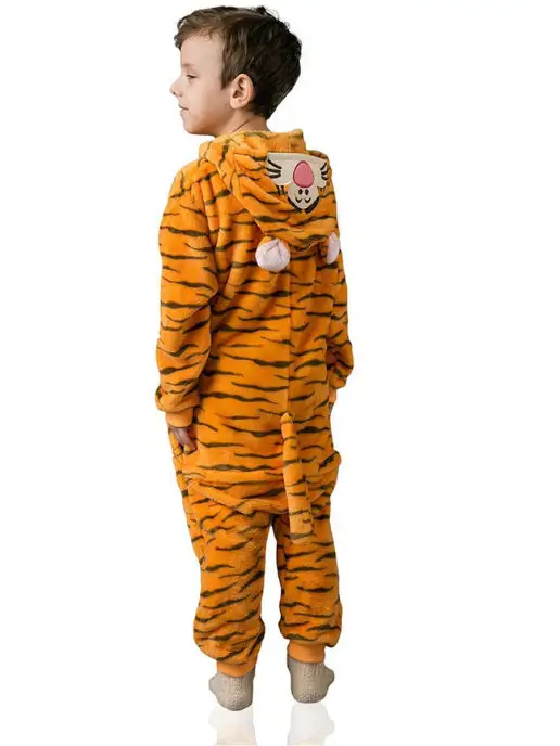 KIGURUMISALE Кигуруми для детей тигра, оранжевый, фото 4