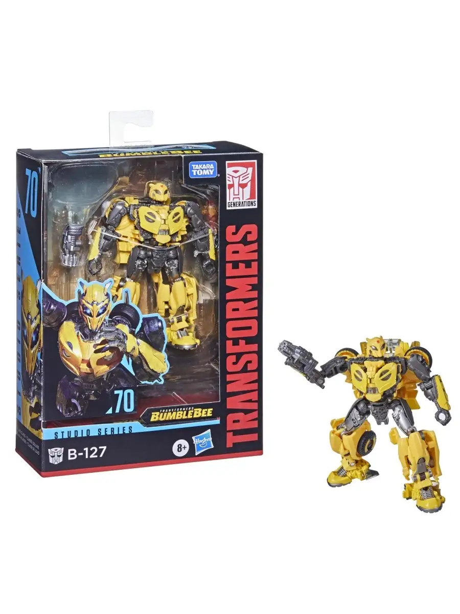 Игрушка Трансформеры Студио Делюкс 12 см Бамблби В-127 TRANSFORMERS F0784  Transformers 34911549 купить в интернет-магазине Wildberries