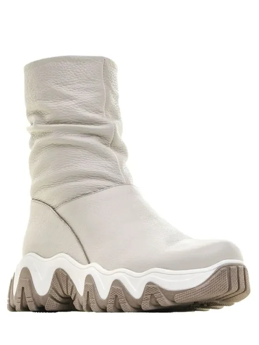 ILEMMODA Ботинки зимние из натуральной кожи, белый, фото 4