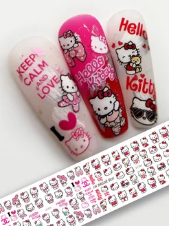 Наклейки для ногтей набор слайдеры hello kitty LamaDesigN 35063794 купить за 185 ₽ в интернет-магазине Wildberries