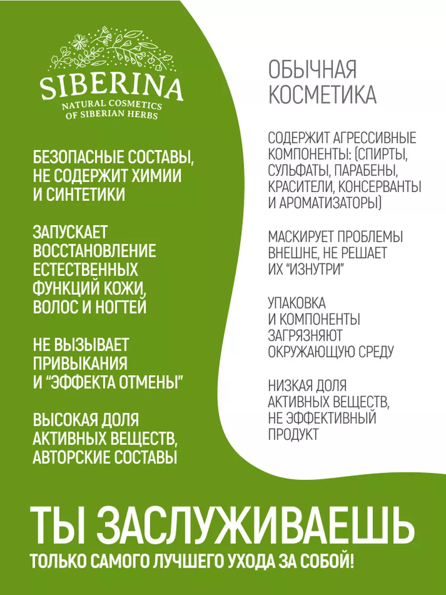 Натуральный увлажняющий гиалуроновый крем для рук и ног Siberina 35097561  купить за 224 ₽ в интернет-магазине Wildberries