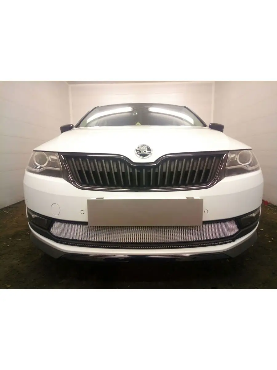 Зимняя защита радиатора SKODA RAPID