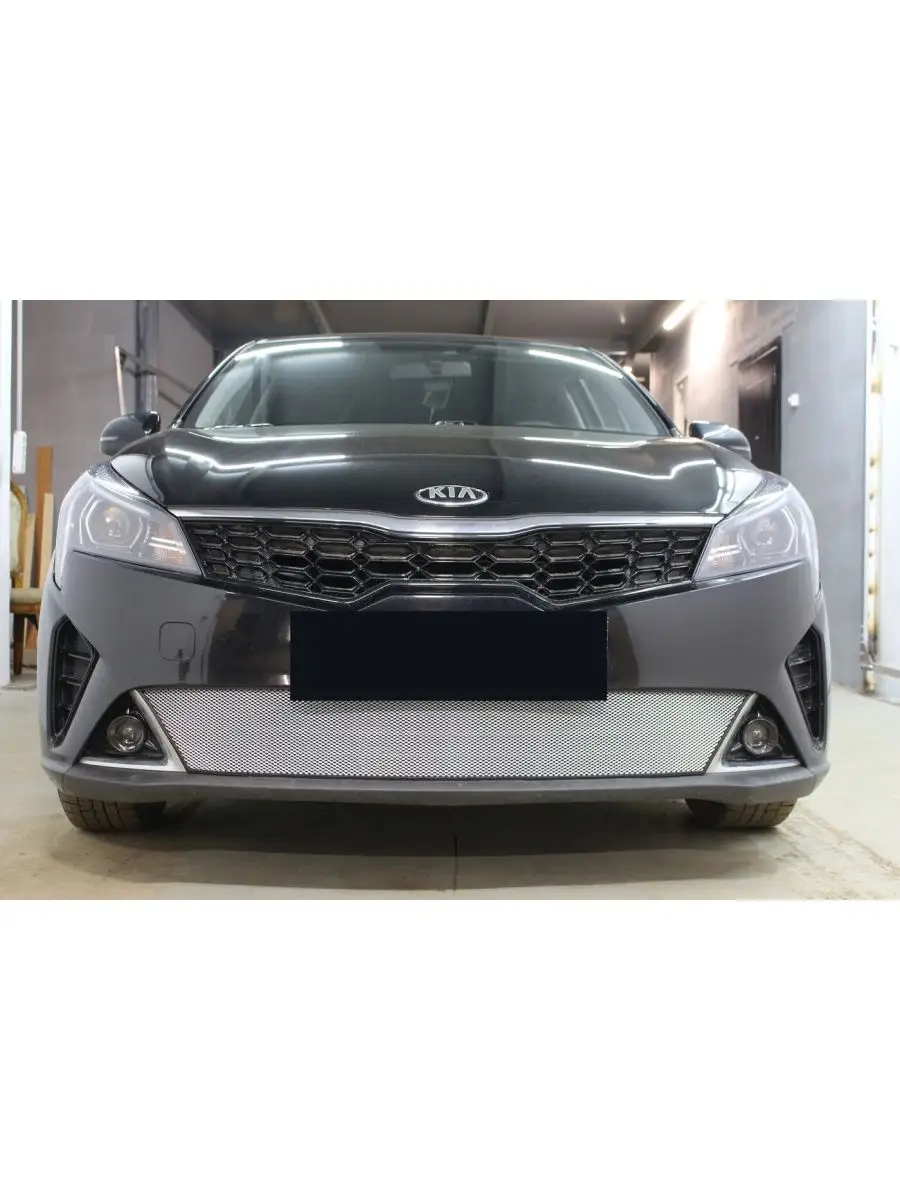 Защита радиатора KIA Rio 2020- chrome Стрелка 11 35146320 купить за 4 684 ₽  в интернет-магазине Wildberries