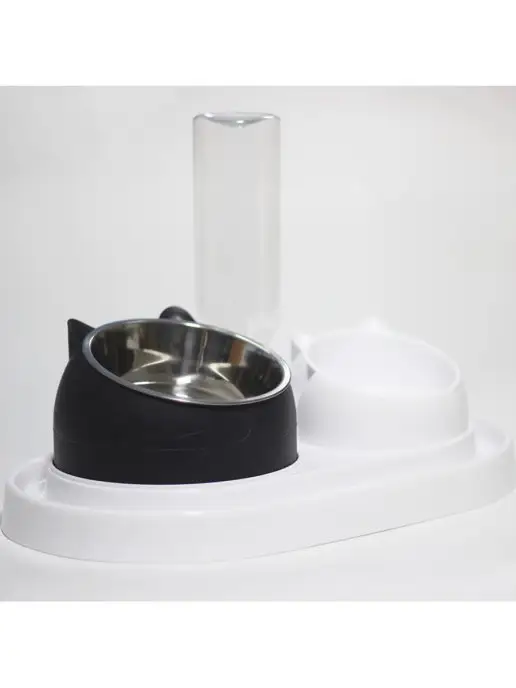 PetLead Миска для собаки чёрный классический, черный