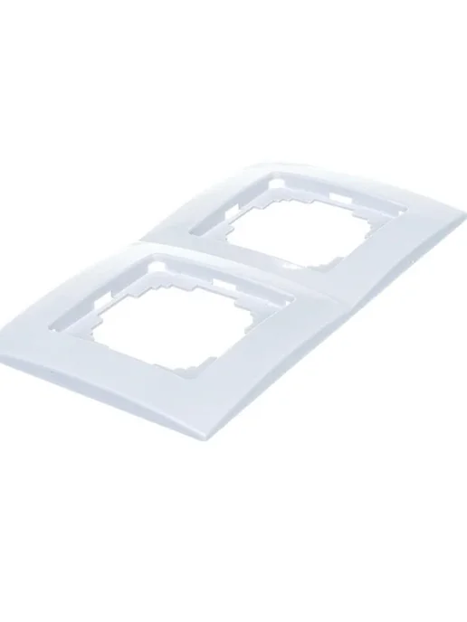 Nilson Touran Рамка двойная, белый, фото 2