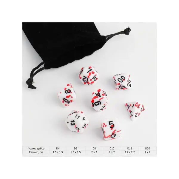 Кубики для игры в dungeons & dragons