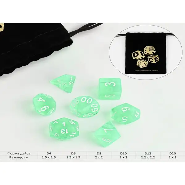 Кубики для игры в dungeons & dragons