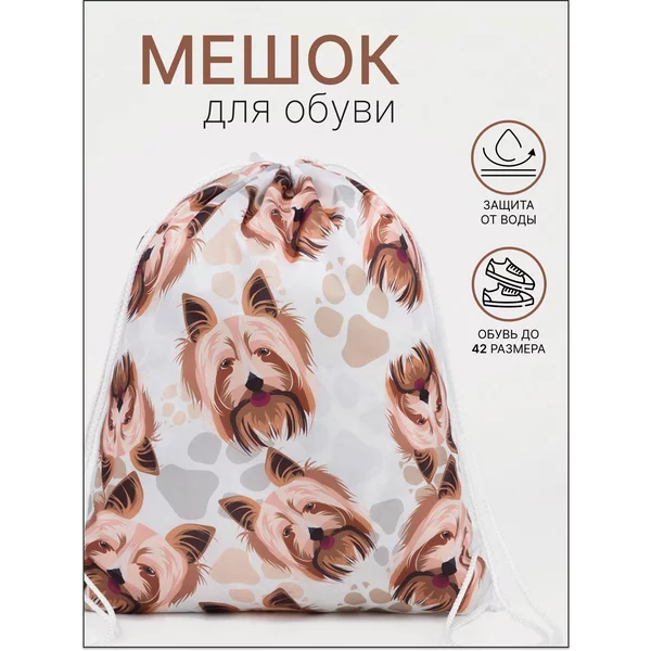 Мешок для сменки на шнуровке