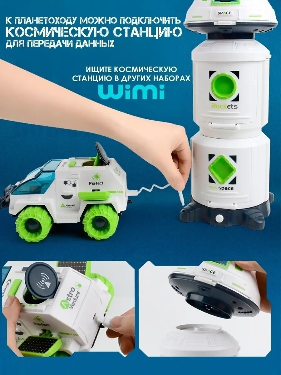 Космический луноход с космонавтом, инерционная машинка WiMi 35257670 купить  за 780 ₽ в интернет-магазине Wildberries