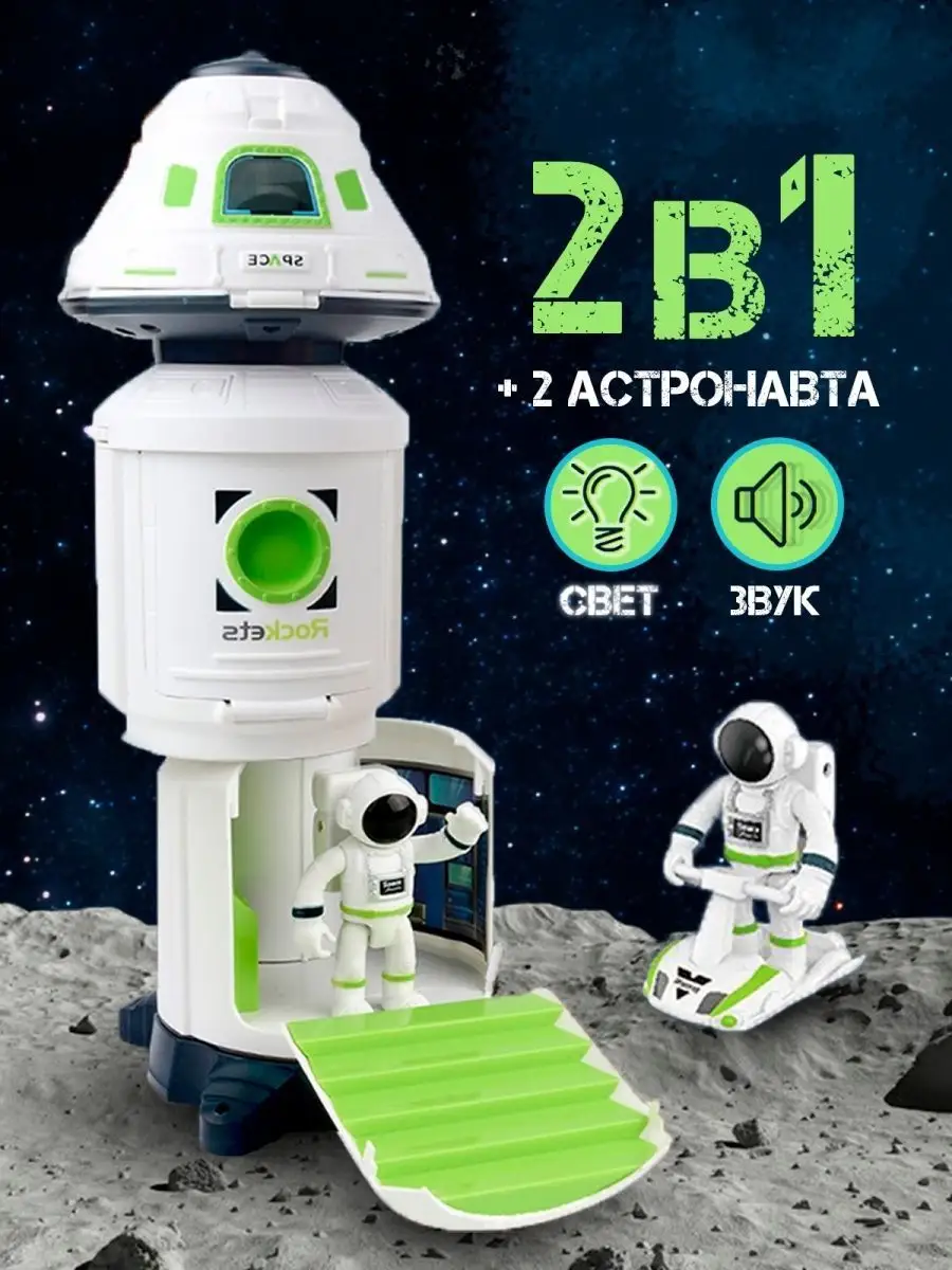 Космическая станция с космонавтами и капсулой модулем WiMi 35257687 купить  за 1 518 ₽ в интернет-магазине Wildberries