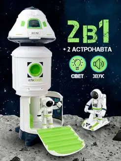 Космическая станция с космонавтами и капсулой модулем WiMi 35257687 купить за 1 596 ₽ в интернет-магазине Wildberries