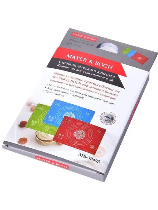 Коврик для выпечки многоразовый силиконовый для духовки - фото 5