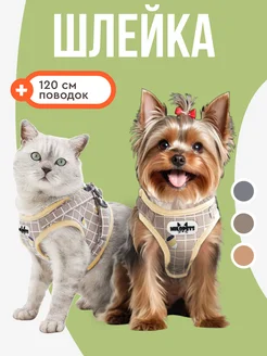 Шлейка для собак и кошек анатомическая MiloPets 35395128 купить за 445 ₽ в интернет-магазине Wildberries