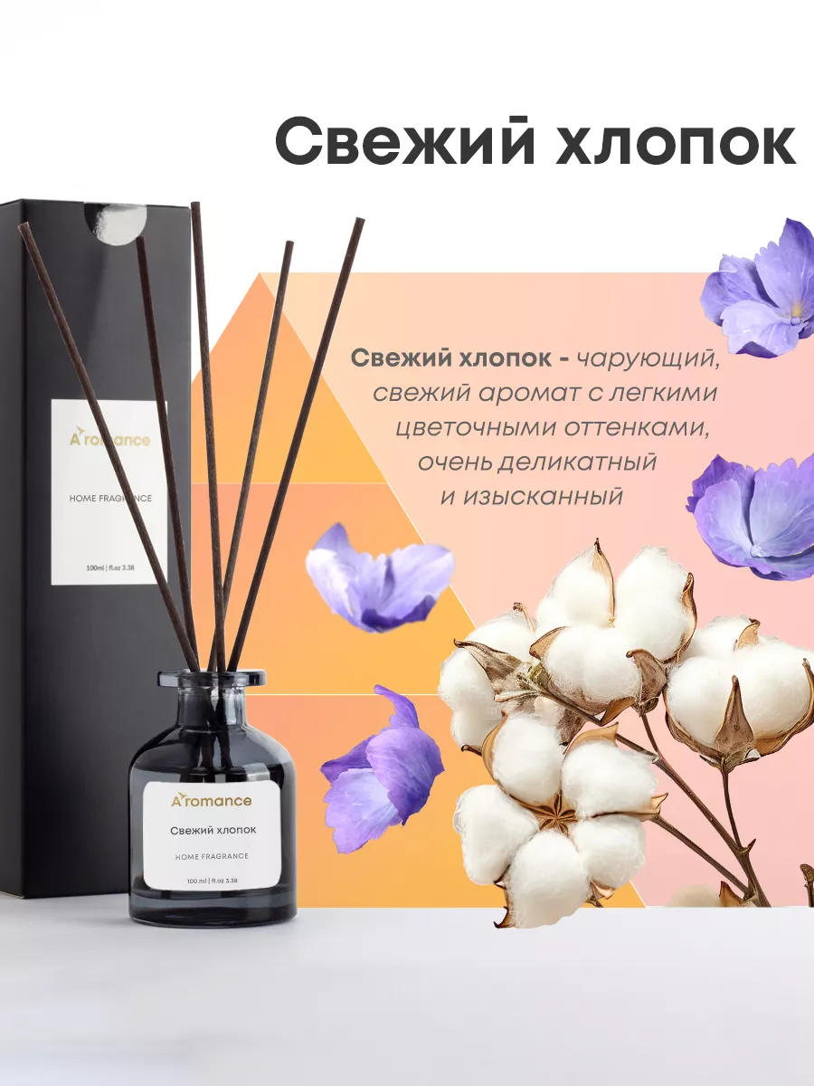 Диффузор для дома с палочками Aromance 35402532 купить за 959 ₽ в  интернет-магазине Wildberries