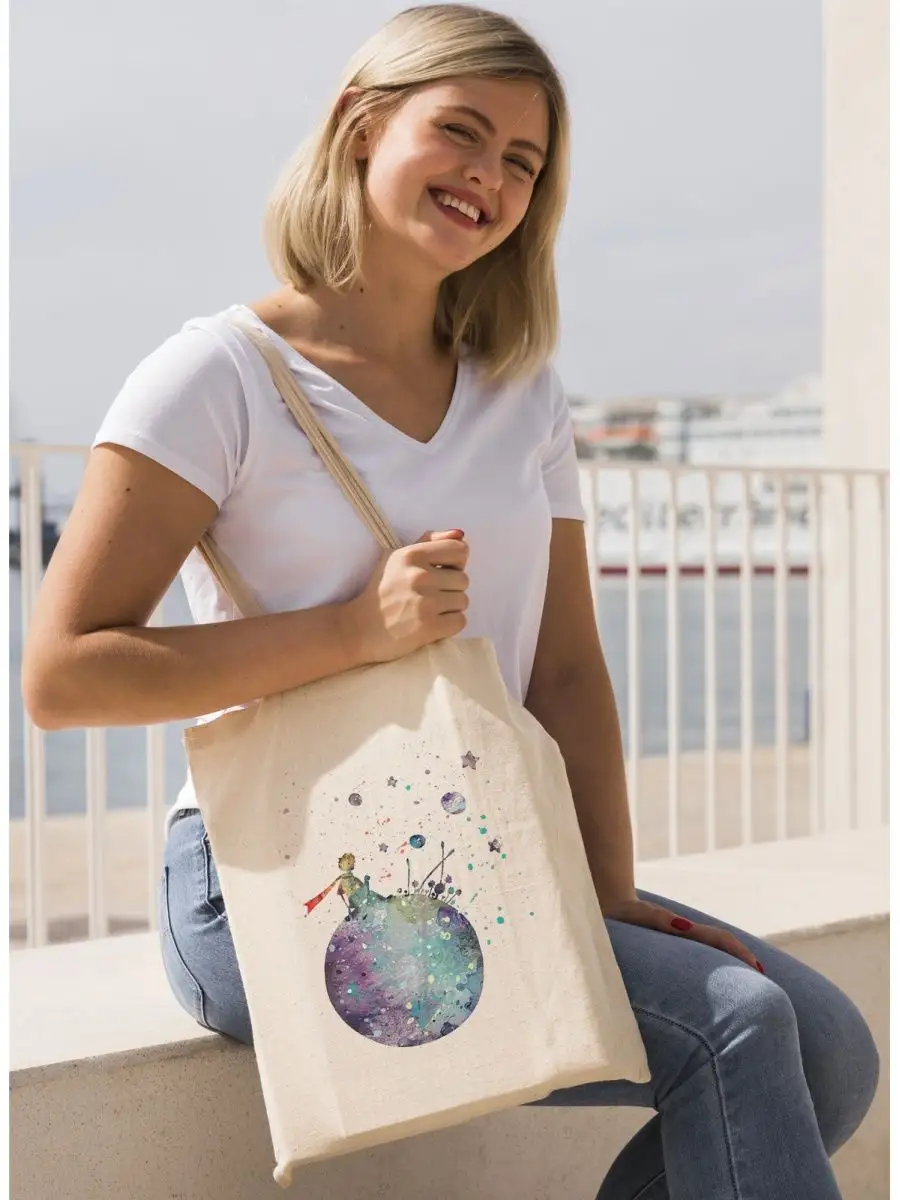 Сумка шопер женская шоппер с рисунок Школа №1 35416780 купить в  интернет-магазине Wildberries