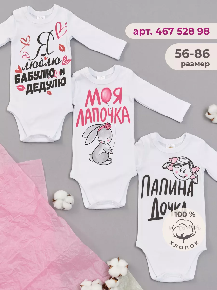 Боди для новорожденных на выписку Luxury Baby 35425839 купить за 508 ₽ в  интернет-магазине Wildberries