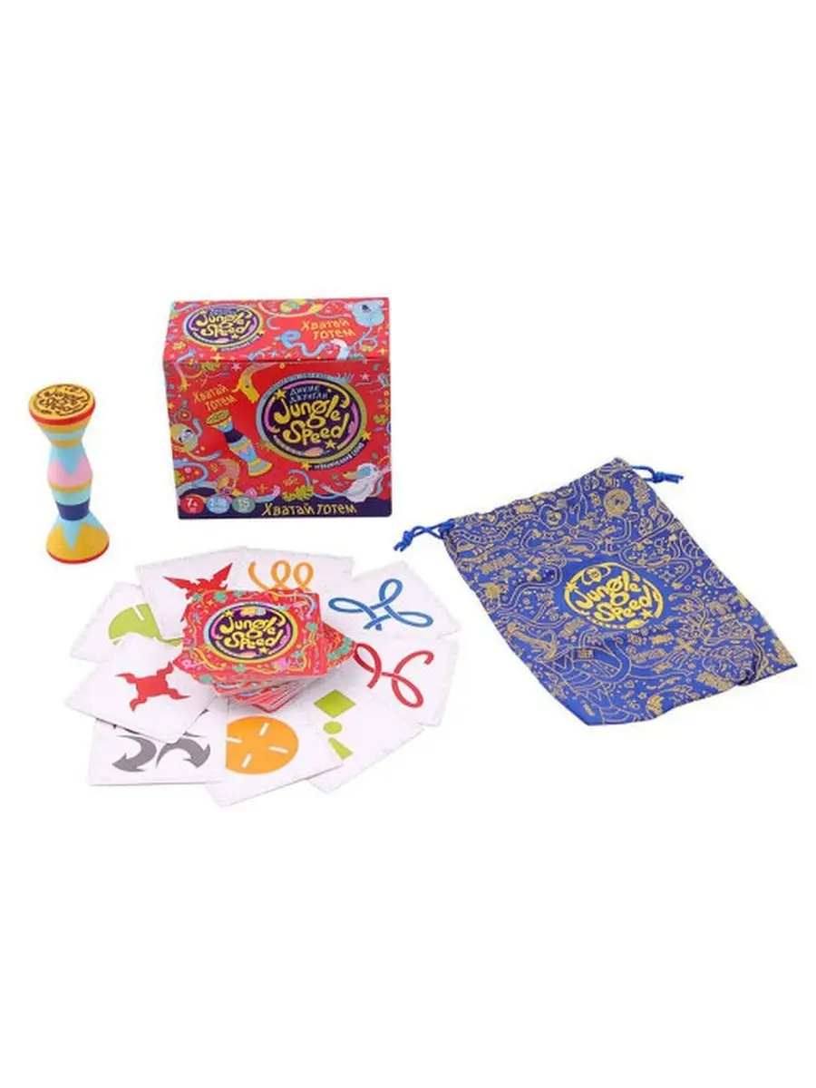 Настольная карточная игра Дикие джунгли (Jungle Speed) ASMODEE 35432662  купить в интернет-магазине Wildberries