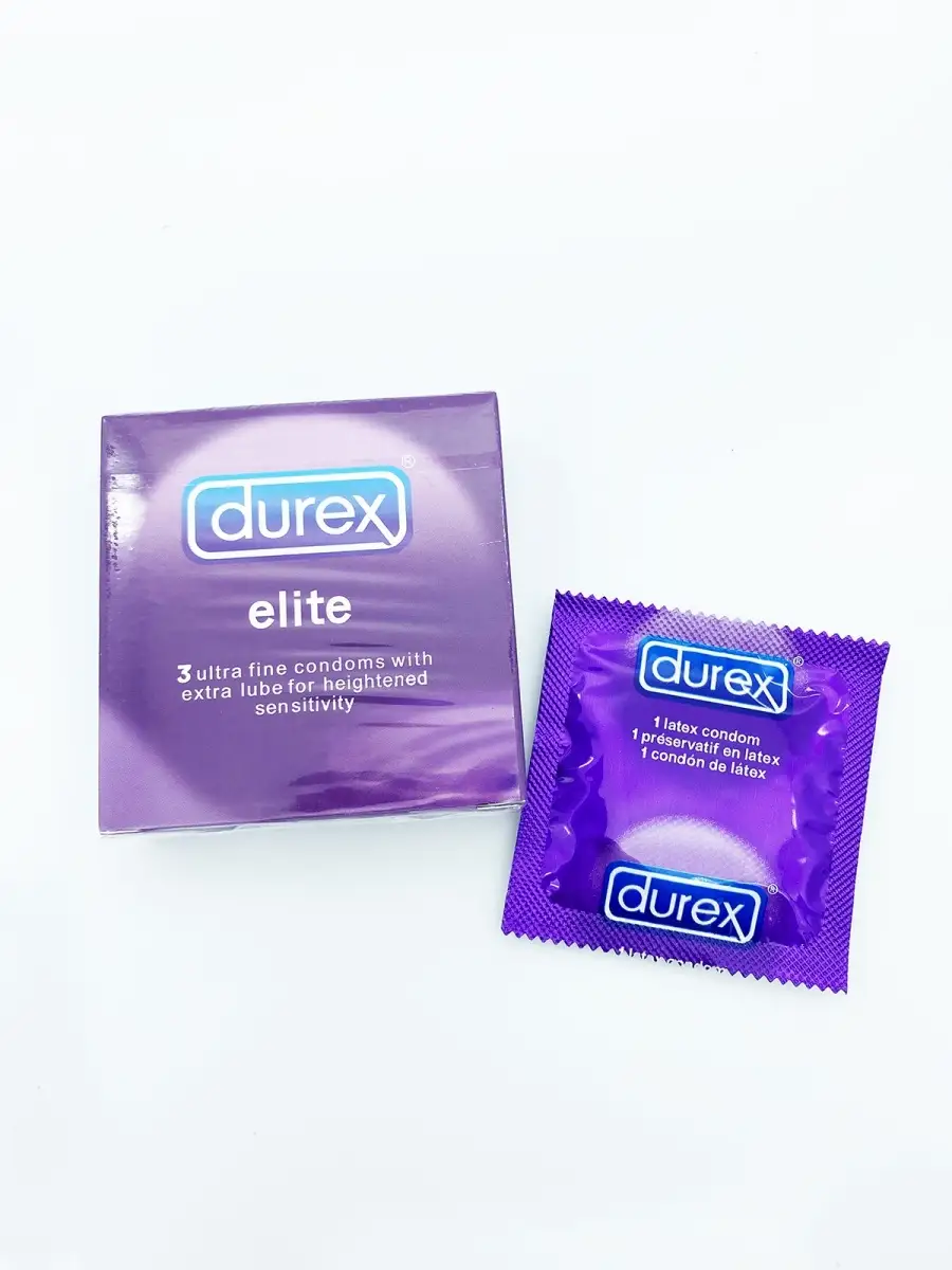 Durex elite Ультратонкие презервативы с дополнительной смазкой для повышенной  чувствительности. 3шт. Durex 35438817 купить в интернет-магазине Wildberries