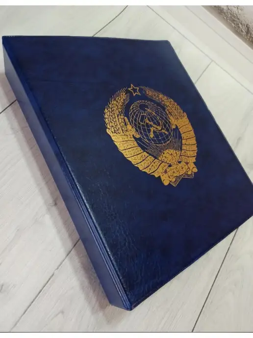 МДЪ Альбом для коллекционирования папка для монет и листов, синий, фото 7