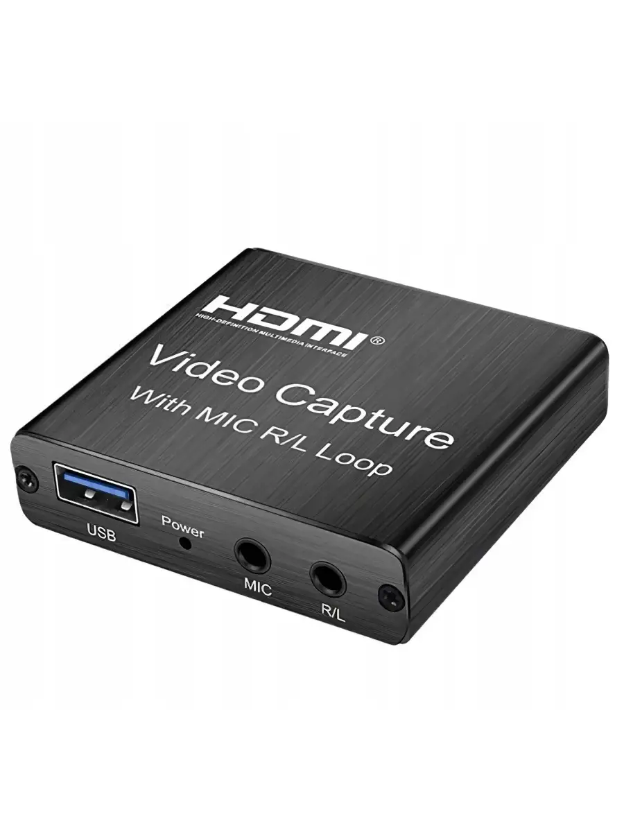 Карта видеозахвата HDMI - USB 3.0 1080P с входом для микрофона и выходом  AUX KS-is 35507148 купить за 2 575 ₽ в интернет-магазине Wildberries