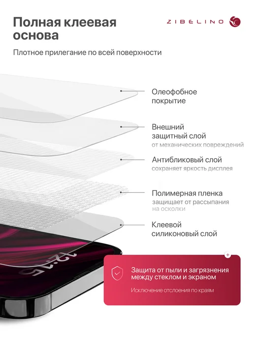 ZIBELINO Стекло Xiaomi 11 Lite, 11 Lite NE, Mi 11 Lite 5G, 12 Lite 5G, 5 г, 5 г, фото 4
