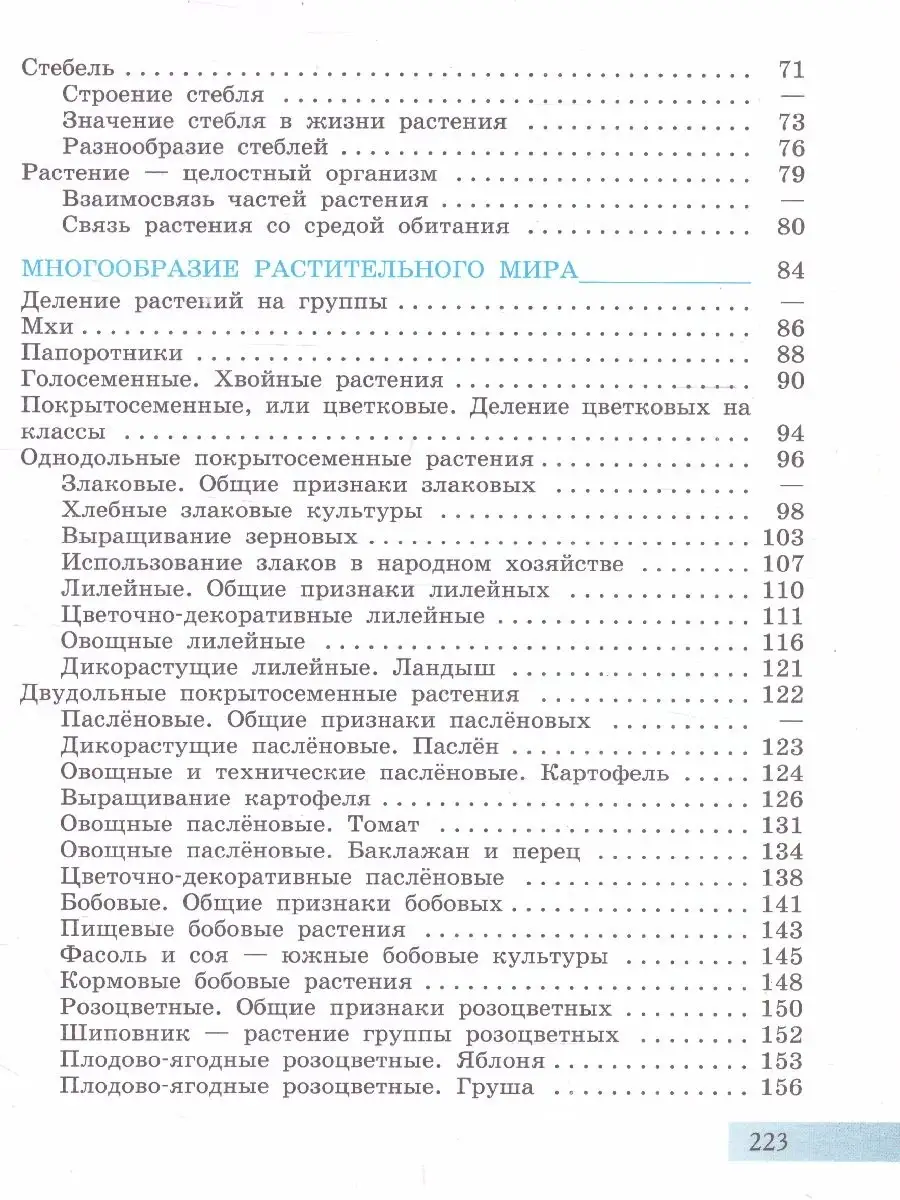 Просвещение Биология 7 класс. Растения. Бактерии. Грибы. Учебник