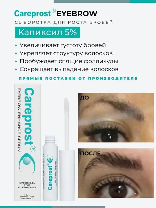 Карепрост (Careprost) оригинальное средство для роста ресниц