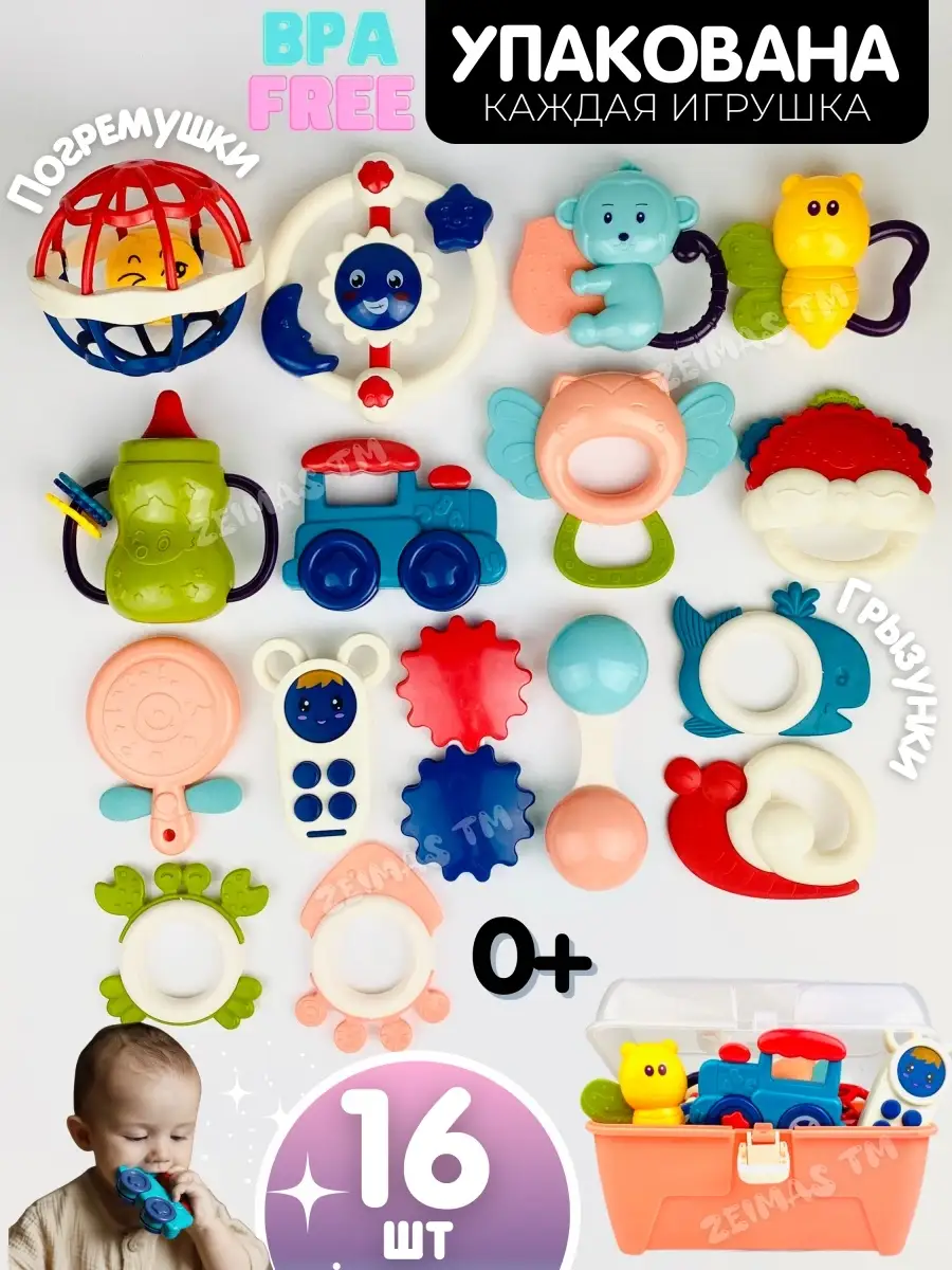 Топ 10 игрушек, которые можно предложить новорожденному