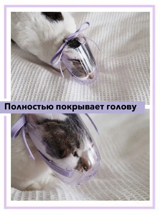 Pets Home Намордник для домашних животных, белый, фото 5